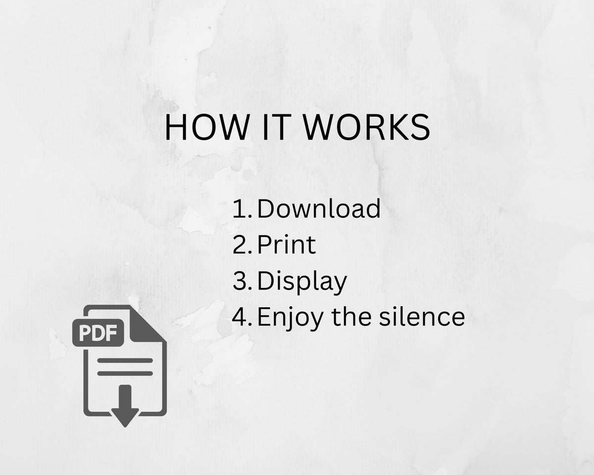 I Should've Chosen Peace Printable Sign
