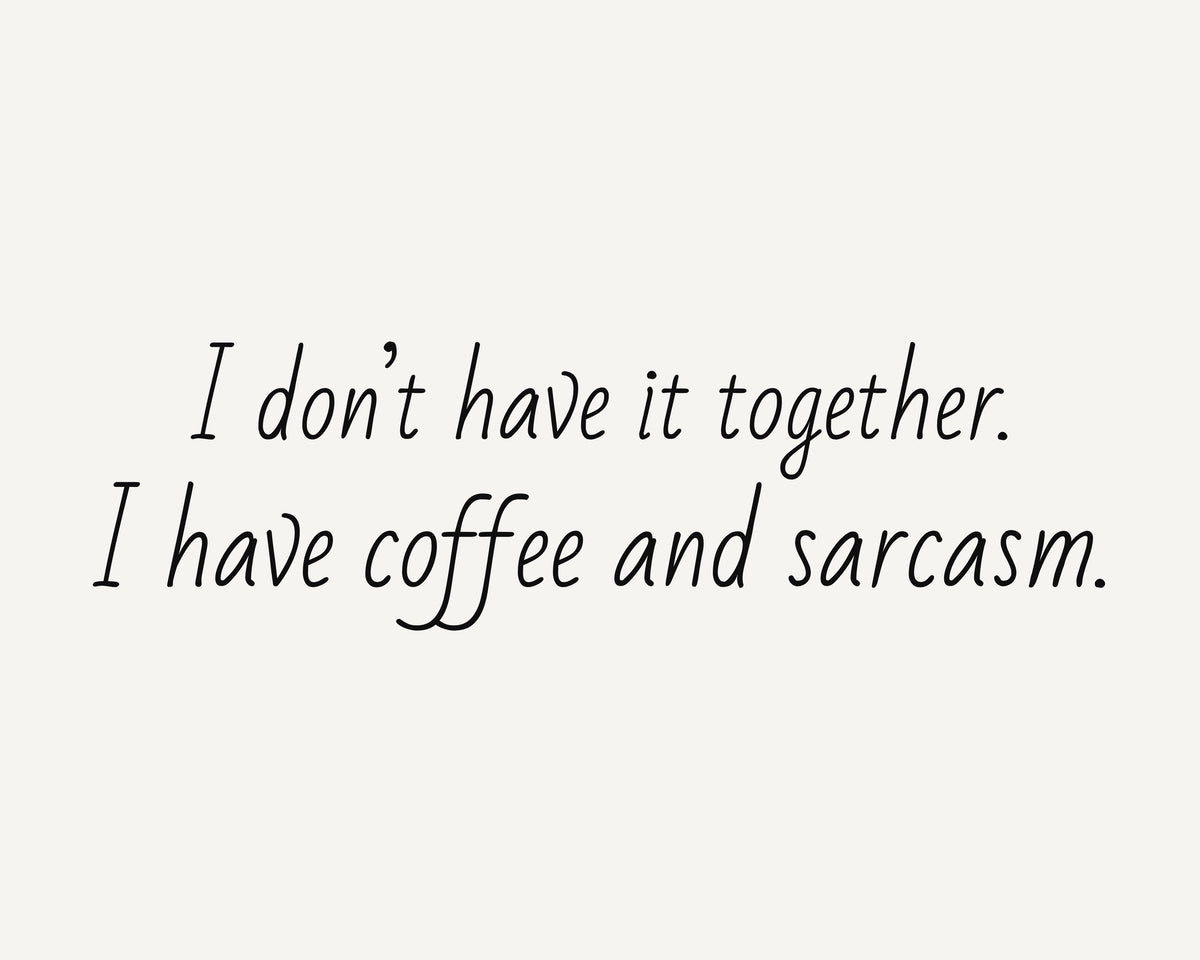 Sarcastic Printable Wall Art Set of 3