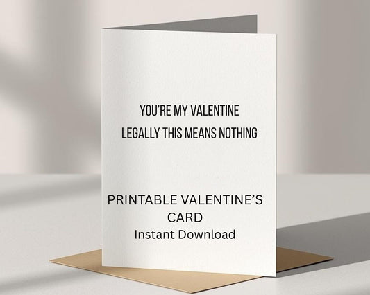 Legally This Means Nothing Card