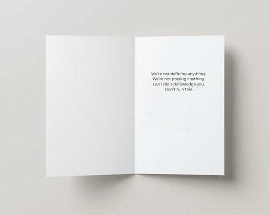 So... Your Birthday Card